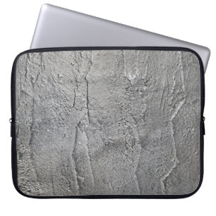 Housse Pour Ordinateur Portable Texture de roche d'ardoise grise