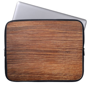 Housse Pour Ordinateur Portable Texture en bois de chêne fond abstrait, arrière -