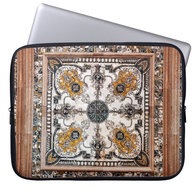 Housse Pour Ordinateur Portable texture en marbre arabesque abstrait vintage backg (Devant)