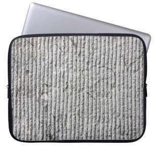 Housse Pour Ordinateur Portable Texture murale en pierre grise. Texture du mur de
