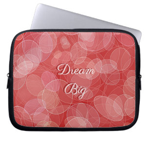 Housse Pour Ordinateur Portable Texture rouge de gradient de style de Bokeh