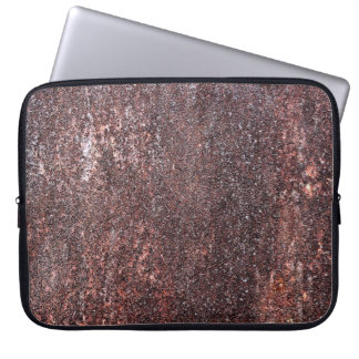 Housse Pour Ordinateur Portable Texture vintage métallique avec rayures et craquel