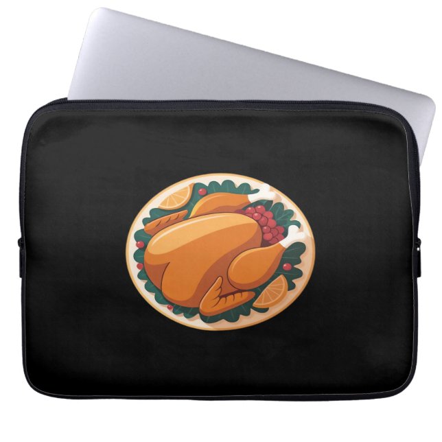 Housse Pour Ordinateur Portable Thanksgiving Roast Turkey - Festive Holiday Feast (Devant)