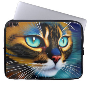 Housse Pour Ordinateur Portable The Face of a cute Lynx point Siamese