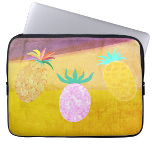 Housse Pour Ordinateur Portable Tiki d'été Luau Ananas