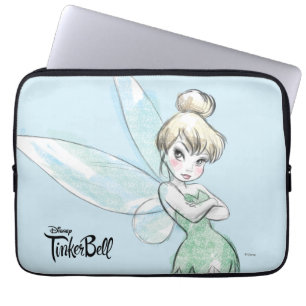 Housse Pour Ordinateur Portable Tinker Bell   Armoiries pastel croisées