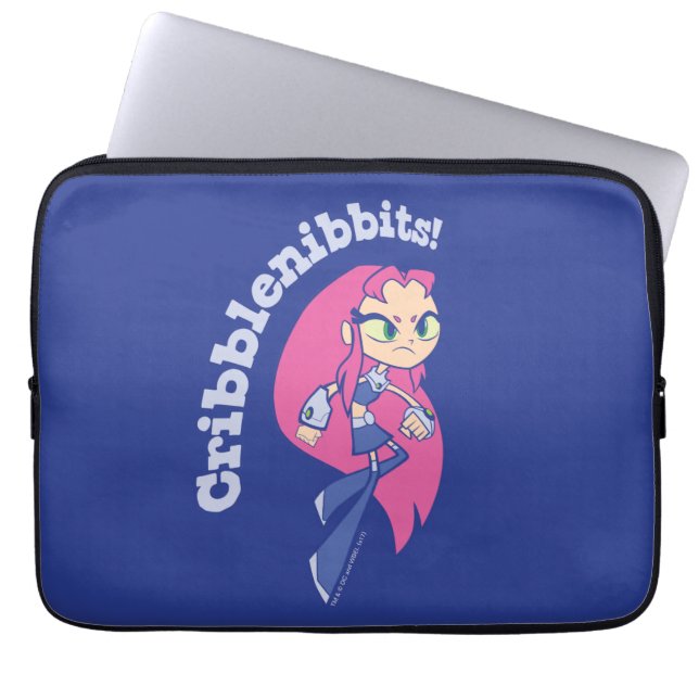 Housse Pour Ordinateur Portable Titans Ados, partez ! | Starfire "Cribblenibbits!" (Devant)