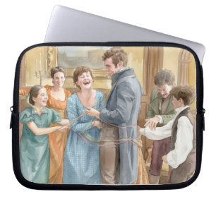 Housse Pour Ordinateur Portable Tom et Mary fêtent dans "L'Autre Sœur Bennet