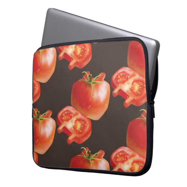 Housse Pour Ordinateur Portable Tomate fraîche (devant gauche)