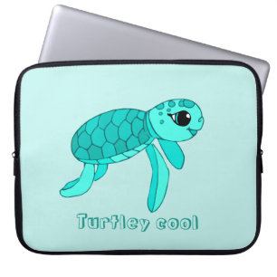 Housse Pour Ordinateur Portable Tortue de mer cool Turtley