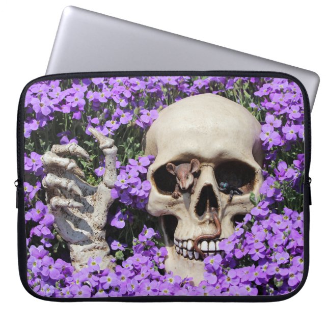 Housse Pour Ordinateur Portable Totenkopf - Gothic (Devant)