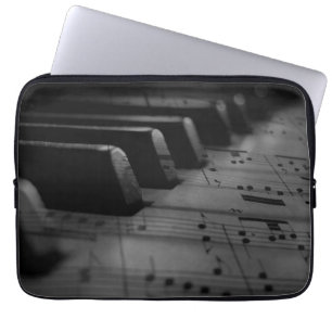 Housse Pour Ordinateur Portable Touches de piano de musique