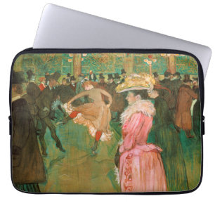 Housse Pour Ordinateur Portable Toulouse-Lautrec - Au Moulin Rouge, la danse