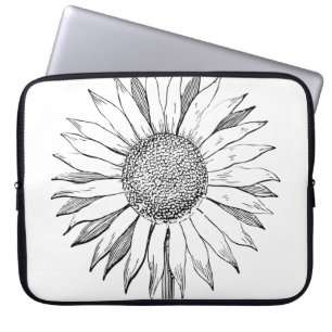Housse Pour Ordinateur Portable Tournesol illustré