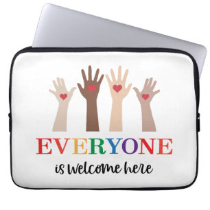 Housse Pour Ordinateur Portable Tout Le Monde Est Le Bienvenu Ici Enseignant Idaho