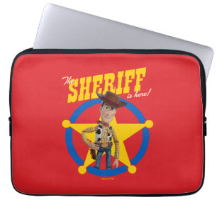 Housse Pour Ordinateur Portable Toy Story 4  Woody "Le shérif est là"