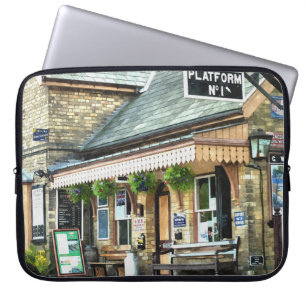 HOUSSE POUR ORDINATEUR PORTABLE TRAIN STATIONS