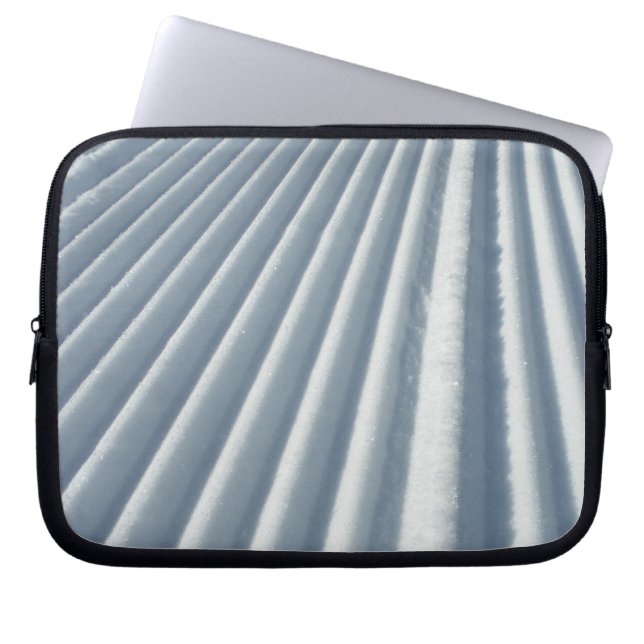Housse Pour Ordinateur Portable Traînée toilettée de ski (Devant)