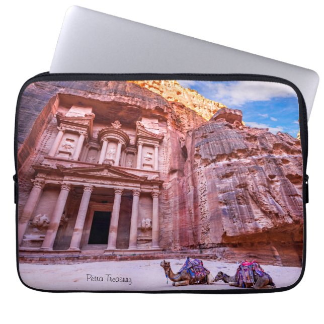 Housse Pour Ordinateur Portable Trésor de Petra (Devant)