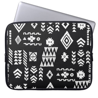 Housse Pour Ordinateur Portable Tribal géométrique : arrière - plan élégant sans c