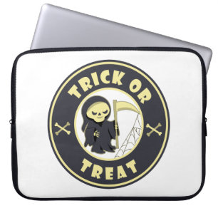 Housse Pour Ordinateur Portable Trick ou traiter Halloween griffeur caractère