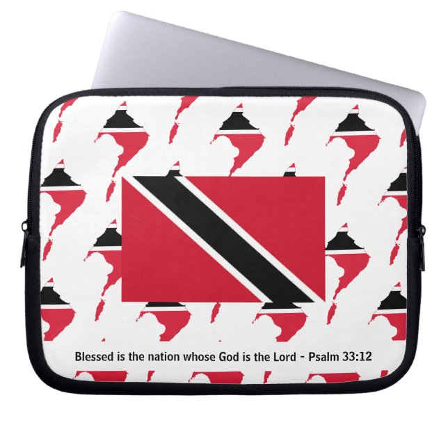 Housse Pour Ordinateur Portable TRINIDAD TOBAGO Christian (Devant)