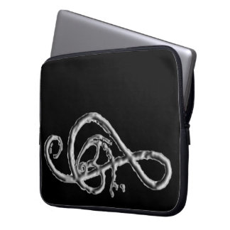 Housse Pour Ordinateur Portable Triple foncé de chrome