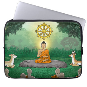 Housse Pour Ordinateur Portable Triple Gems : Bouddha, Dharma, Sangha Portable Sle