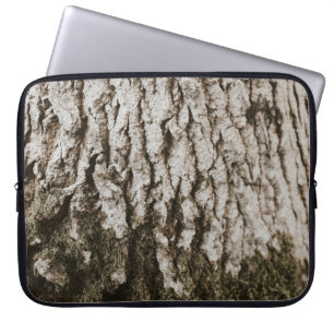 Housse Pour Ordinateur Portable Tronc d'arbre gris