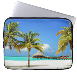Housse Pour Ordinateur Portable Tropical Beaches   Island & Lagoon, Maldives