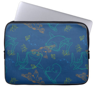 Housse Pour Ordinateur Portable Trouver Dory Sketch Motif de marine