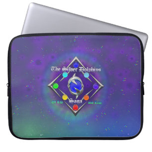 Housse Pour Ordinateur Portable TSDS : De la vie et de l'amour Logo Bleu et Vert