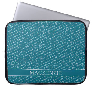 Housse Pour Ordinateur Portable Turquoise Blue Jane Austen Pride Préjugés Netherfi