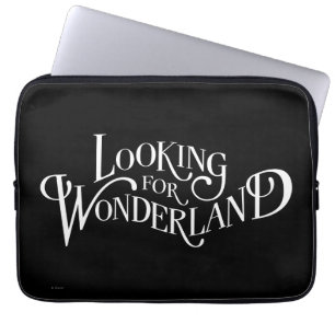 Housse Pour Ordinateur Portable Typographie   À la recherche de Wonderland 4