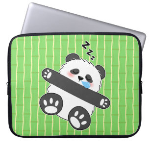 Housse Pour Ordinateur Portable Un bébé panda mignon dormant paisiblement