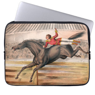 Housse Pour Ordinateur Portable Un Interprète De Cirque À Cheval De Voûte