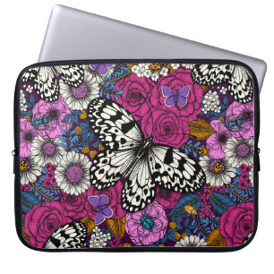 Housse Pour Ordinateur Portable Un jardin coloré II