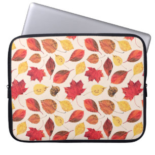 Housse Pour Ordinateur Portable Un motif sans faille créé à partir de feuilles rée