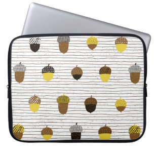 Housse Pour Ordinateur Portable Un motif sans soudure. Décor de surface d'automne.