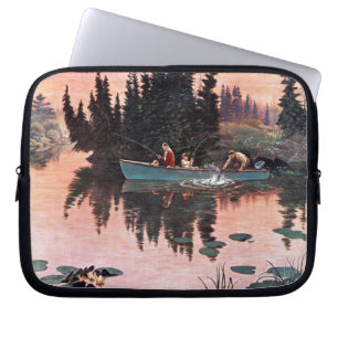 Housse Pour Ordinateur Portable Une belle capture par John Clymer