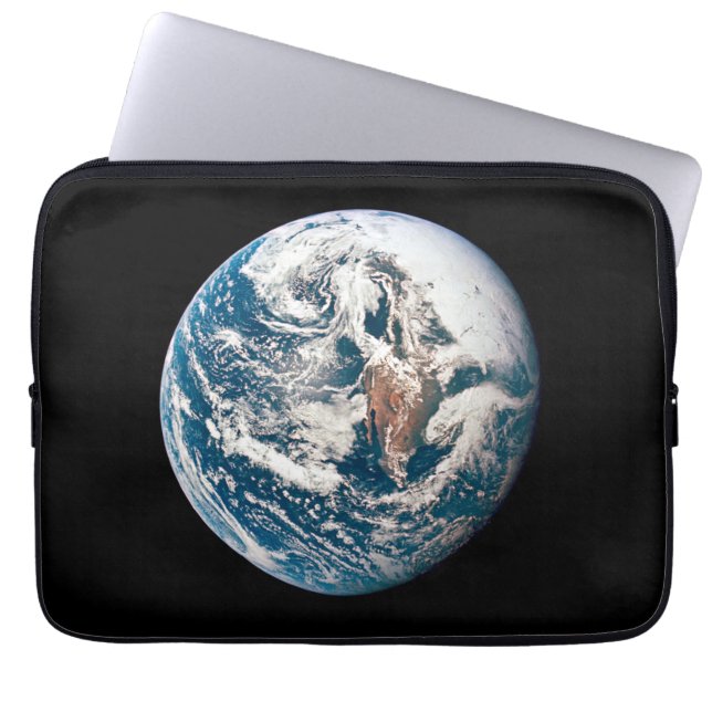 Housse Pour Ordinateur Portable Une Terre Tirée De L'Appareil Spacecraft Apollo 10 (Devant)