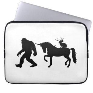 Housse Pour Ordinateur Portable Unicorne, Bigfoot, Jackalope