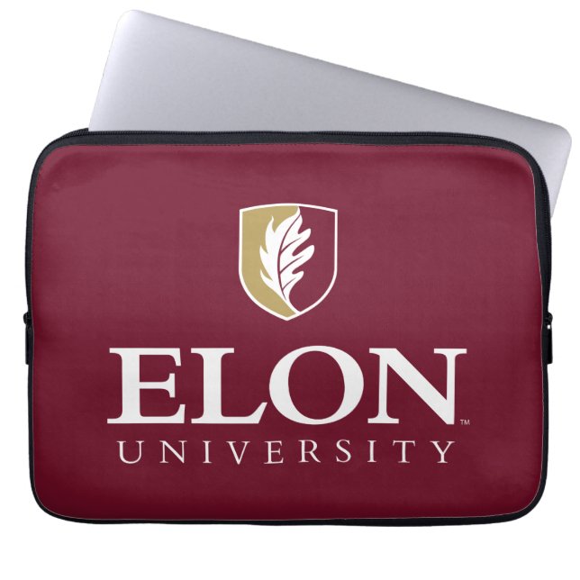 Housse Pour Ordinateur Portable Université Elon (Devant)