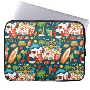 Housse Pour Ordinateur Portable vacances fête d'été plage motif