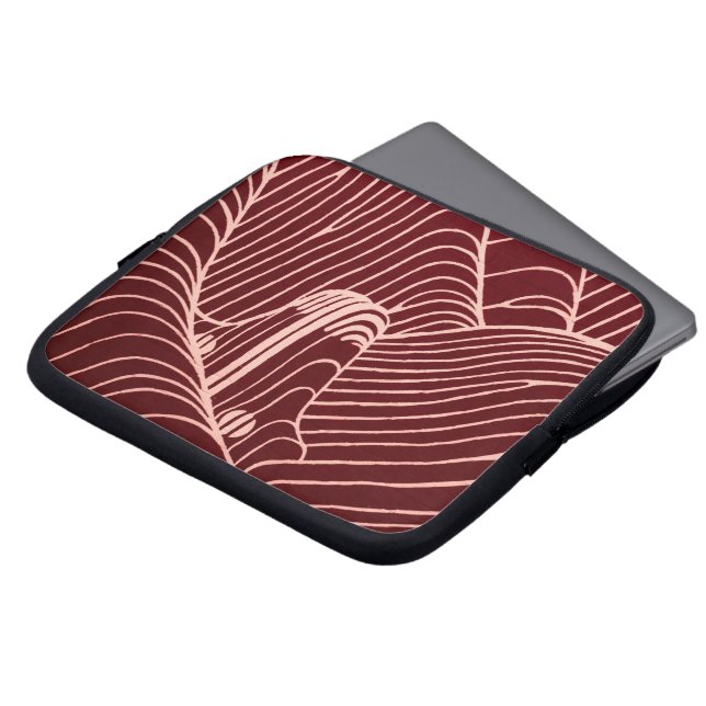 Housse Pour Ordinateur Portable Vagues à l'intérieur (Devant haut)