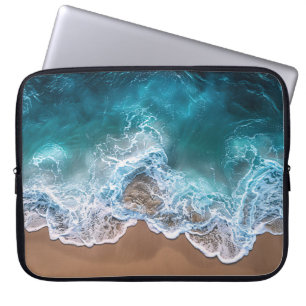 Housse Pour Ordinateur Portable Vagues de rivage de plage