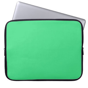 Housse Pour Ordinateur Portable Vert androïde (couleur solide)