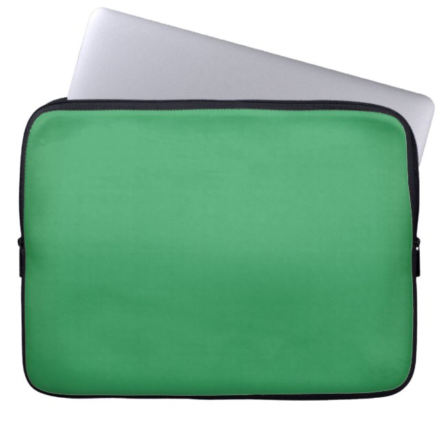 Housse Pour Ordinateur Portable Vert émeraude moderne personnalisable 13 pouces (Devant)