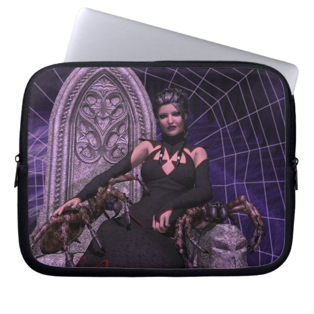 Housse Pour Ordinateur Portable Veuve noire (Devant)