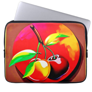 Housse Pour Ordinateur Portable Vibrant Cherry Duo